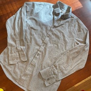 Express Fitted 100% Cotton Long Sleeve Shirt